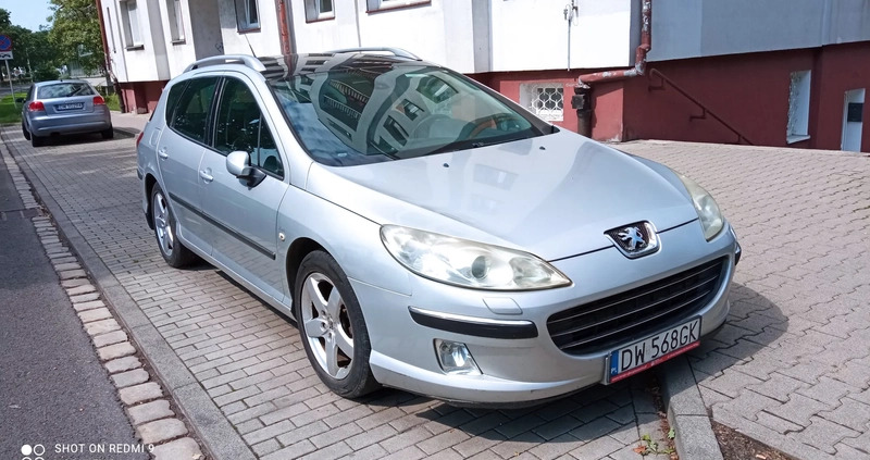 Peugeot 407 cena 12800 przebieg: 141565, rok produkcji 2006 z Wrocław małe 232